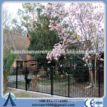 Baochuan caliente sumergido galvanizado más vendido de alta calidad fácil de limpiar cerca de acero / hierro forjado / cerca de aluminio